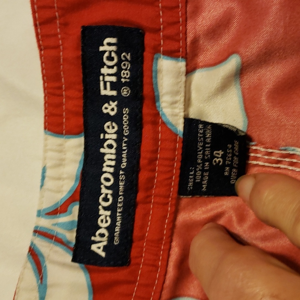 Abercrombie size 34 swim shorts - Picture 2 of 5
